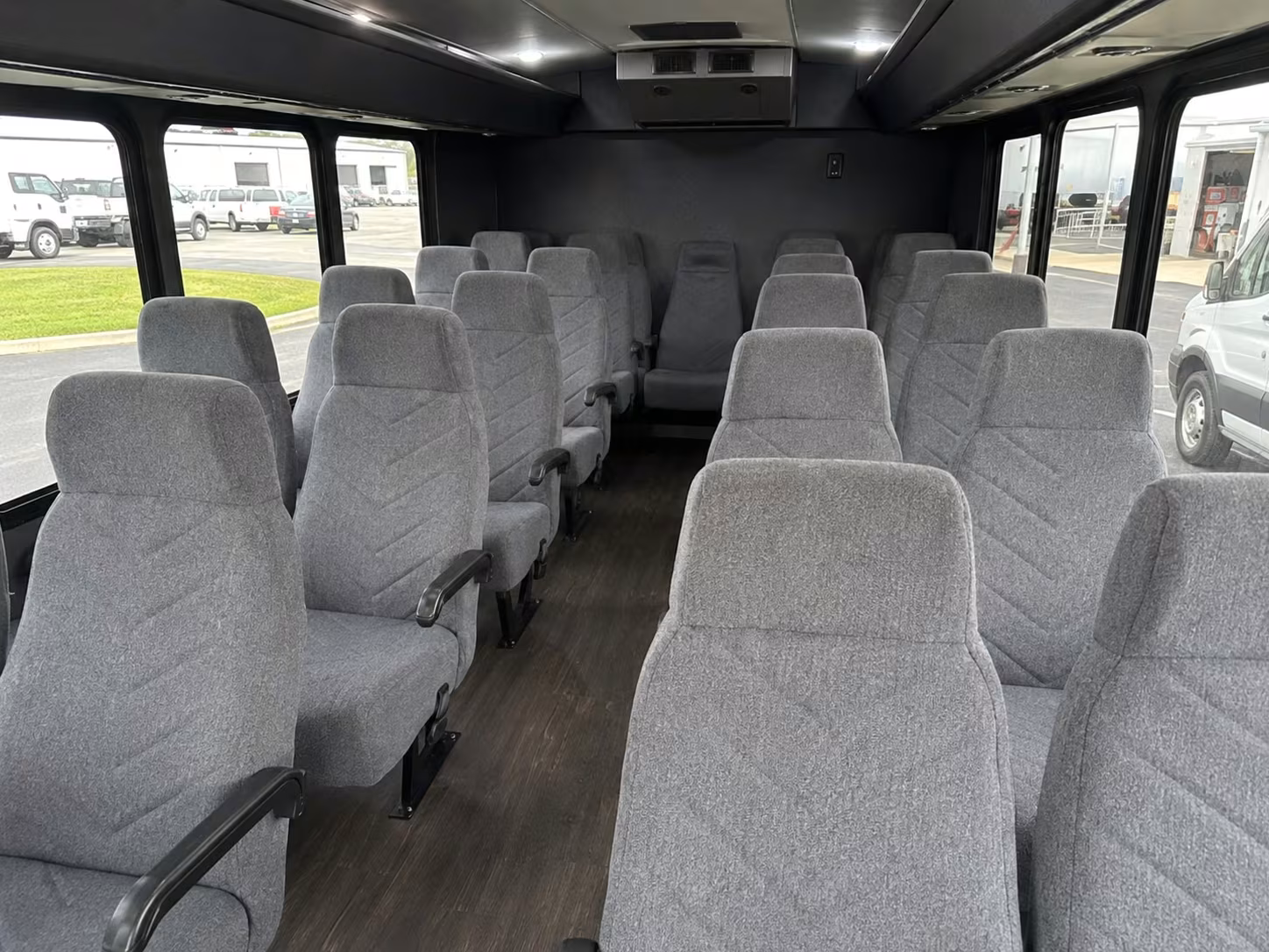 15 passenger minibus inside
