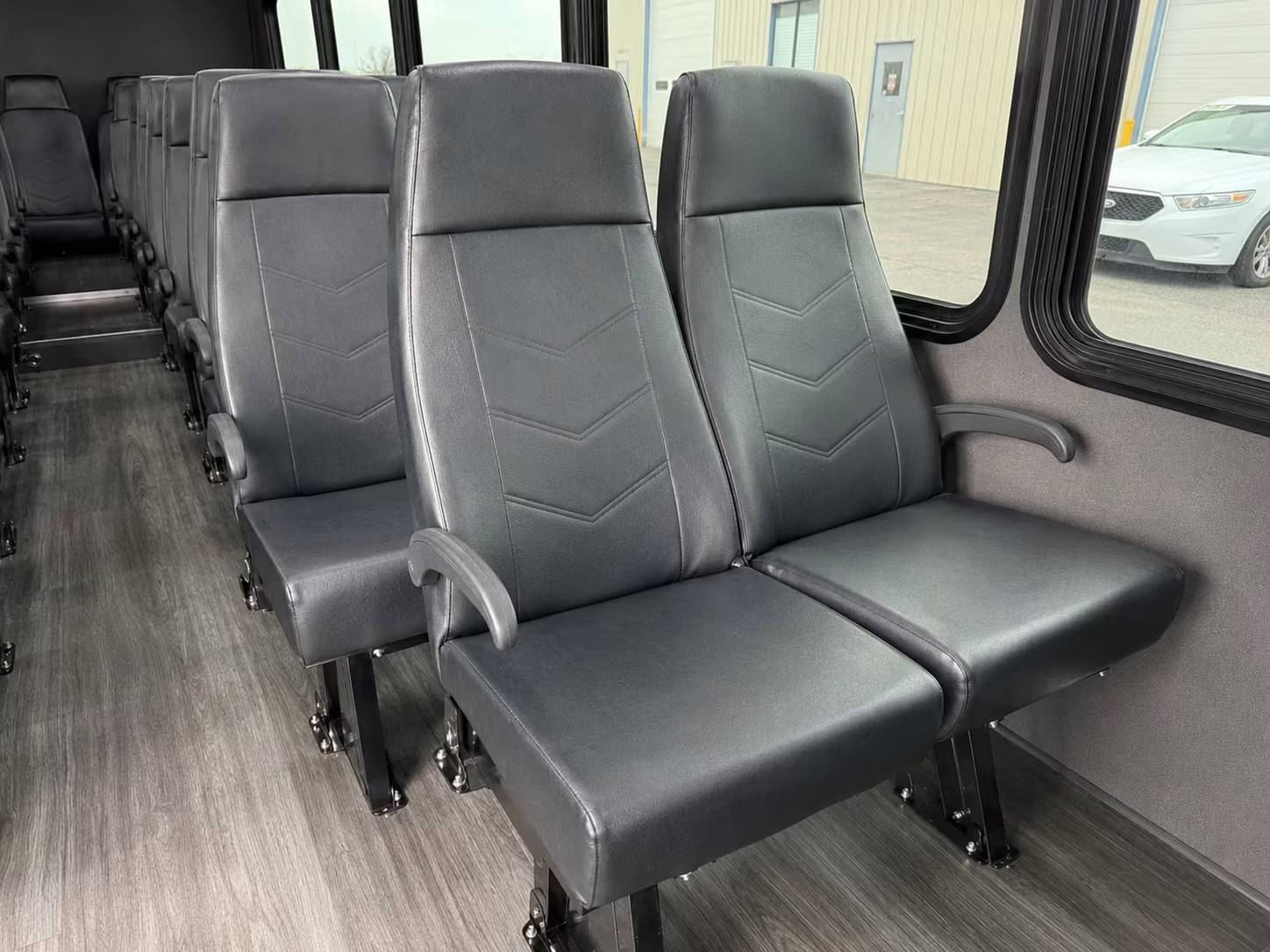 18 passenger minibus inside