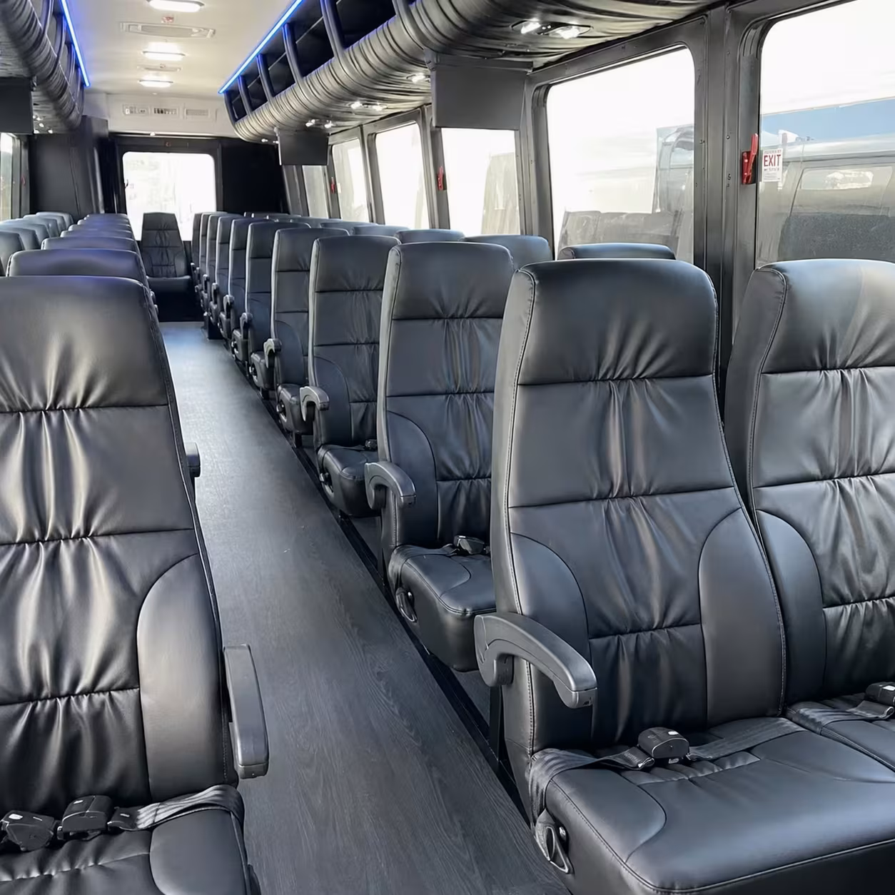 25 passenger minibus interior