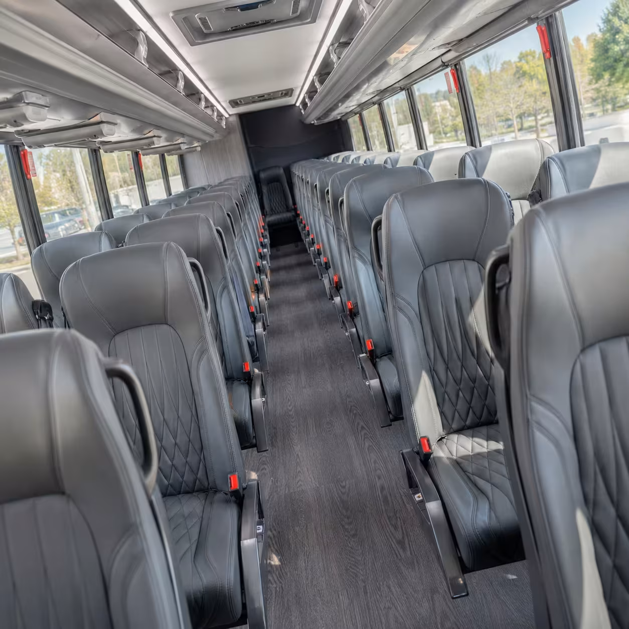 28 passenger minibus inside