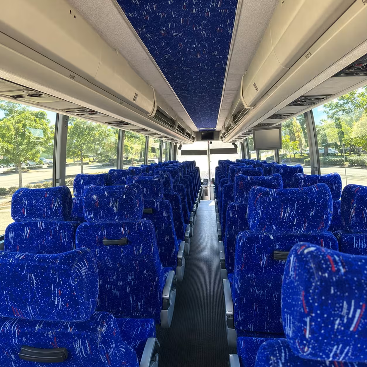killeen charter bus rental interior