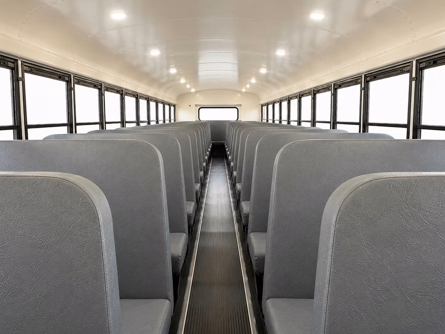 school bus interior