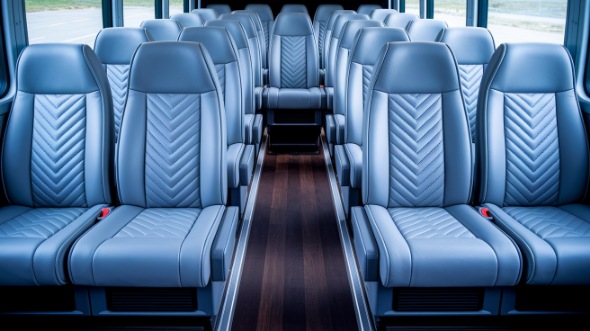 28 passenger minibus interior
