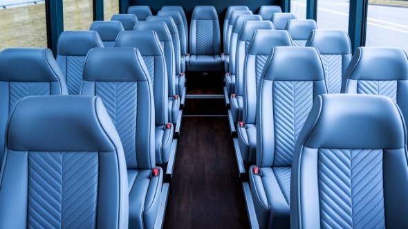 killeen 28 passenger minibus inside