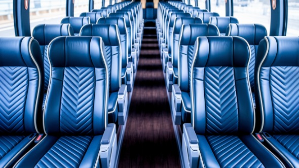 killeen 54 passenger charter bus inside