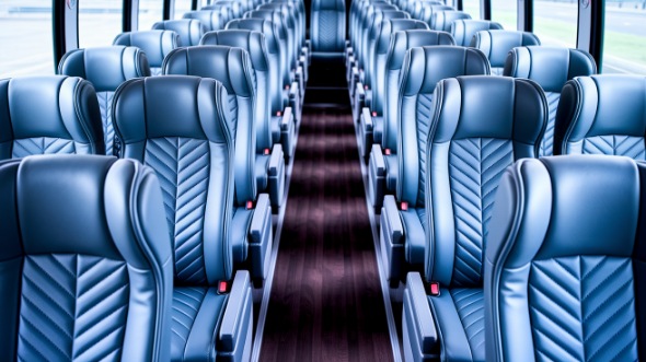 killeen 54 passenger charter bus interior