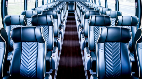 killeen 56 passenger charter bus inside