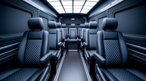 sprinter van with driver interior